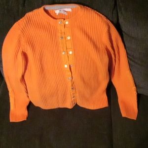 Tommy Hilfiger women's snap button ribbed cardigan sweater